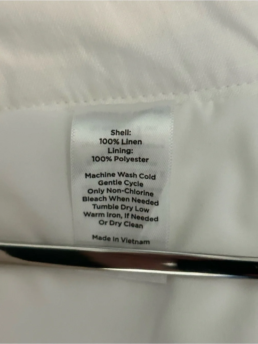 Talbots Linen Shorts Bermuda Women's Size 10 White Lined Preppy Classic